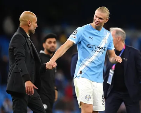 Haaland Joins Elite Champions League 50-Goal Club, Praised by Guardiola as Ronaldo and Lionel Messi's Equal