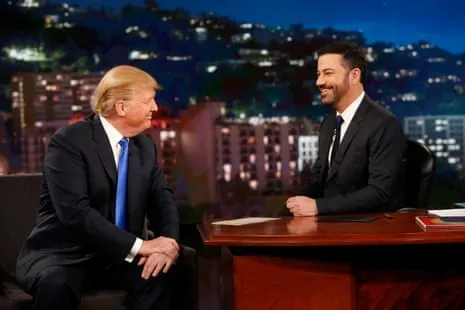 Trump Applauds Kimmel's Show Suspension Amidst Democrats' Fury Regarding First Amendment Concerns