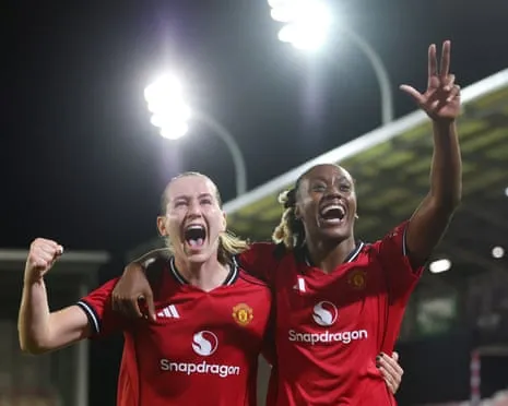 Elisabeth Terland Treble Propels Manchester United Into Women's UCL Group Stage