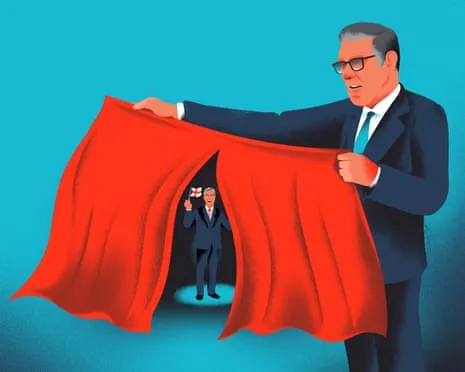 It's Come to This: Keir Starmer Now Serves as Merely the Warm-Up Act for Nigel Farage