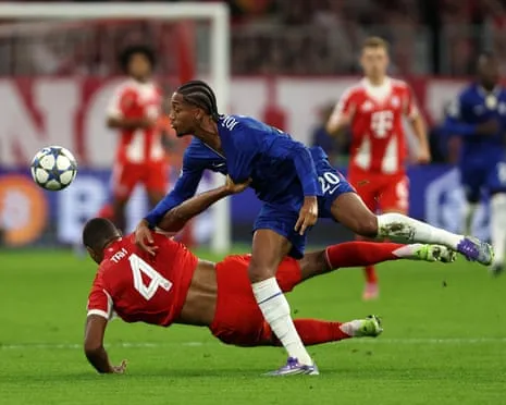 Chelsea's manager explodes after Bayern Munich defender Jonathan Tah escapes sending-off during UCL defeat